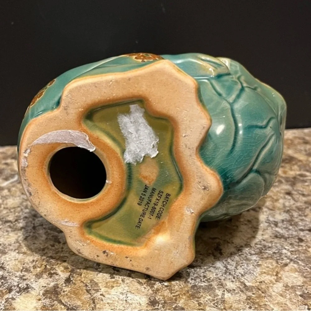 Charming Green Frog Votive Candle Holder with 2 Yankee Candle Votives